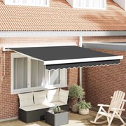 vidaXL Σκηνίτσα Αναδιπλούμενη Ανθρακί 300 x 250 εκ Ύφασμα, Μέταλλο