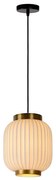 Φωτιστικό Κρεμαστό Lucide 13435-01-31 GOSSE Λευκό (White)|Χρυσό Χρώμα (Gold Coloured)
