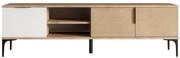 Έπιπλο Τηλεόρασης Tarz 360ALE1702 180x33x49cm White-Oak