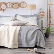 Κουβέρτα Πικέ Lexy Dark Blue Ρυθμός Υπέρδιπλo 230x250cm 100% Cotton
