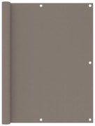 vidaXL Διαχωριστικό Βεράντας Taupe 120 x 300 εκ. Ύφασμα Oxford