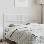 vidaXL Κεφαλάρι Λευκό 120 εκ. Μεταλλικό