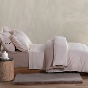 Παπλωματοθήκη Maximum (Σετ 3τμχ) Ecru Nef-Nef Υπέρδιπλo 240x230cm 100% Cotton Satin