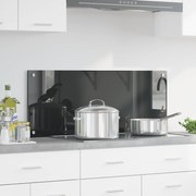 vidaXL Πλάκα Κουζίνας Σκούρο Γκρι 100x40x0,6 εκ Σκληρυμένο Γυαλί