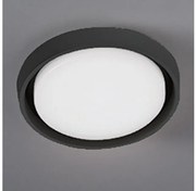 Πλαφονιέρα Φωτιστικό Οροφής LED 30W IP54 3000K Alu Zafferano LD0132G3 Γκρι