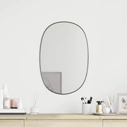 vidaXL Καθρέφτης Τοίχου Μαύρος 60x40 εκ.