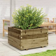 vidaXL Ζαρντινιέρα Κήπου 80x80x49,5 εκ. από Εμποτισμένο Ξύλο Πεύκου