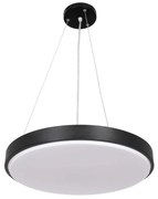 Φωτιστικό Οροφής Casper 61019 Led 76W Φ45cm Black GloboStar Πλαστικό