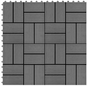 vidaXL Πλακάκια Deck 22 τεμ. Γκρι 30 x 30 εκ. 2 μ² από WPC