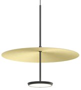 Φωτιστικό Οροφής Sky Dome 18 10764/10765 46x44,4cm Led 1250lm 18W Black-Brass Pablo Designs