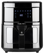 ESTIA ΦΡΙΤΕΖΑ ΑΕΡΟΣ PURE FRY XL 1700w 9.1lt ME ΨΗΦΙΑΚΗ ΟΘΟΝΗ &amp; 8 ΠΡΟΓΡΑΜΜΑΤΑ ΜΑΥΡΟ