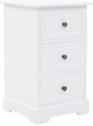 vidaXL Κομοδίνο 35 x 32 x 59 εκ. από MDF και Ξύλο Πεύκου