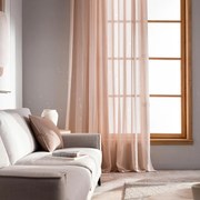 ΚΟΥΡΤΙΝΑ ΜΕ ΤΡΟΥΚΣ 140x280cm GOFIS HOME - VIOLETTE SHELL BEIGE 505/47