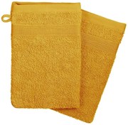 Σετ Γάντια μπάνιου Praia Atmosphera από Βαμβάκι 450gsm, με διαστάσεις 15x21cm - 2 τεμάχια - Yellow