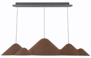 Φωτιστικό Κρεμαστό 110x54xH175cm Led 21w 1250lm 3000K Pet Felt Καφέ Sun Light SIERRA-L-CF