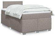 ΚΡΕΒΑΤΙ BOXSPRING ΜΕ ΣΤΡΩΜΑ TAUPE 120X190 ΕΚ. ΥΦΑΣΜΑΤΙΝΟ 3288124