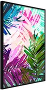 Αφίσα - Vibrant Jungle - 40x60 - Μαύρο - Χωρίς πασπαρτού