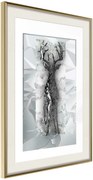 Αφίσα - Crystal Deer - 40x60 - Χρυσό - Με πασπαρτού