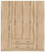 ΝΤΟΥΛΑΠΑ 4ΦΥΛΛΗ ΜΕ 2 ΣΥΡΤΑΡΙΑ AZALEA 200Χ56Χ180Υεκ. HM353.02 SONAMA