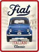 Μεταλλική πινακίδα Fiat - Italian Classic