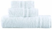 Makis Tselios Home Πετσέτα Προσώπου Dove1 White 50X90cm 100% Cotton 550gsm