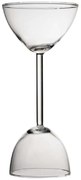 Ποτήρι Κοκτέιλ 2 Πλευρών Double Face LEG233K4 10x20cm 180/130ml Clear Espiel Γυαλί
