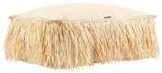 Outdoor Pouf MX HOME Tahiti Coussin de sol M raphia frange-00N3