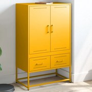 Ντουλάπι Μουσταρδί 68x39x111,5 εκ. από Ατσάλι 846611
