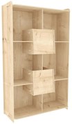 Βιβλιοθήκη Pana 875ZNA4646 83x27x138cm Oak