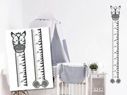 Διακοσμητικά αυτοκόλλητα τοίχου zebra meter - 50x70