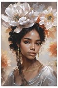 Πίνακας σε καμβά Lilibet Inart 60x2.5x90εκ