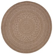 Στρογγυλό Χαλί Καλοκαιρινό (Φ160) Royal Carpet Avanos 8871 White
