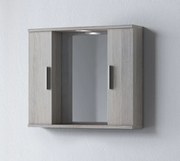 Καθρέφτης ALON 65 Διπλός Harmony 3MAL065HND με δυο ντουλάπια 65x15x56 και φωτισμό Led 3MAL065HND
