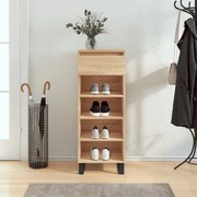 vidaXL Παπουτσοθήκη Sonoma Δρυς 40x36x105 εκ. από Επεξεργασμένο Ξύλο