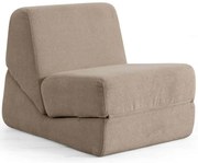 Πουφ - Κρεβάτι Origami Convertable 560ARE4171 70x100x70cm Dark Cream