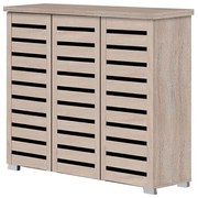 ΠΑΠΟΥΤΣΟΘΗΚΗ 114X34X100εκ. S.OAK/3 ΠΟΡΤΕΣ/4 ΡΑΦΙΑ - (114X34X100εκ.), Χρώμα: SONOMA OAK - ZITA PLUS