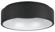 Πλαφονιέρα Οροφής Μέταλλο Μαύρο 45xH13,5cm LED 3000K 3000lm Ρυθμιζόμενη Eglo Marghera 2 390049