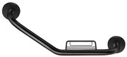 Λαβή Λουτρού με Σαπουνοθήκη Black Mat Sanco Grab-Bars 0401-M116