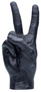 Κερί Χειρονομίας Peace 360gr 20x7x8cm Black Candle Hand Paraffin