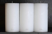 Cylindrical Candle Eladro 13cm X Ø10cm Ρουστικ - Luz Your Senses 520.10-10