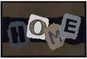 Πατάκι Εισόδου Mondial 009 Home Papercut 50X75cm Brown-Grey Sdim 50X75