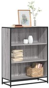 vidaXL Βιβλιοθήκη Γκρι sonoma 80,5x35x107,5 εκ. Επεξεργασμένο Ξύλο