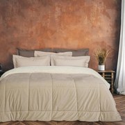 Κουβερτοπάπλωμα 1171 Sherpa Beige Das Home Μονό 160x240cm Πολυέστερ