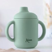 Ποτήρι Εκπαιδευτικό Σιλικόνης 120ml Kiokids Μέντα 3783