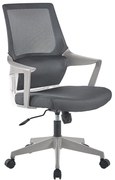Καρέκλα γραφείου εργασίας Fragrant pakoworld ύφασμα mesh γκρι