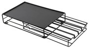 Διοργανωτής Κάψουλες Καφέ DKD Home Decor 21 x 31 x 7,5 cm Μαύρο Μέταλλο