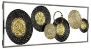 Διακοσμητικό Τοίχου Numazu 426008 31x90cm Black-Gold Eglo Ατσάλι