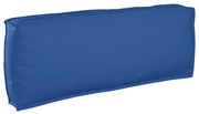 vidaXL Μαξιλάρι Παλετών για Πλάτη Μπλε Royal 120x40x12 εκ. Ύφασμα Oxford