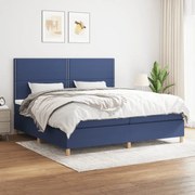 ΚΡΕΒΑΤΙ BOXSPRING ΜΕ ΣΤΡΩΜΑ ΜΠΛΕ 200X200 ΕΚ. ΥΦΑΣΜΑΤΙΝΟ 3142287