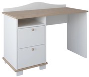 Γραφείο  Classic με 2 Συρτάρια  White + Oak  120x53x86cm  BC20036  BabyCute